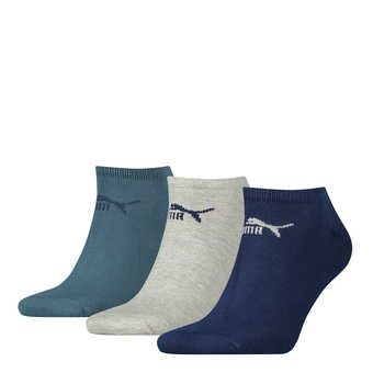 PUMA 3er Pack Sneaker Socken in grau