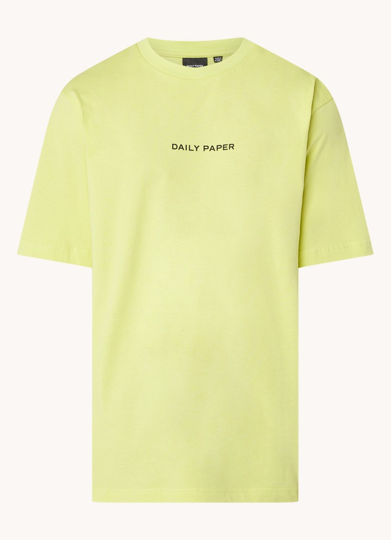 Tricou Daily Paper Rudo cu logo și imprimeu pe spate