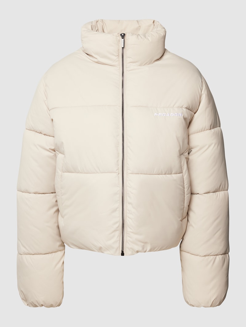 Steppjacke mit Stehkragen Modell 'GEORGIA' in taupe