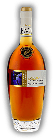 Scheibel Premium Plus Altes Pflümle Scheibel Premium Plus Altes Pflümle Premium Plus Altes Pflümle - Über Gold destilliert. 0,7	 Liter - Vol 43%