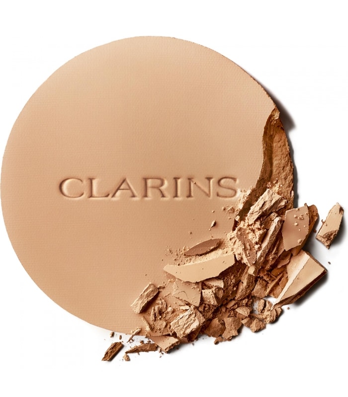 Clarins-EVER MATTE COMPACT POWDER-Poudre compacte matifiante infusée au lait de pêcher