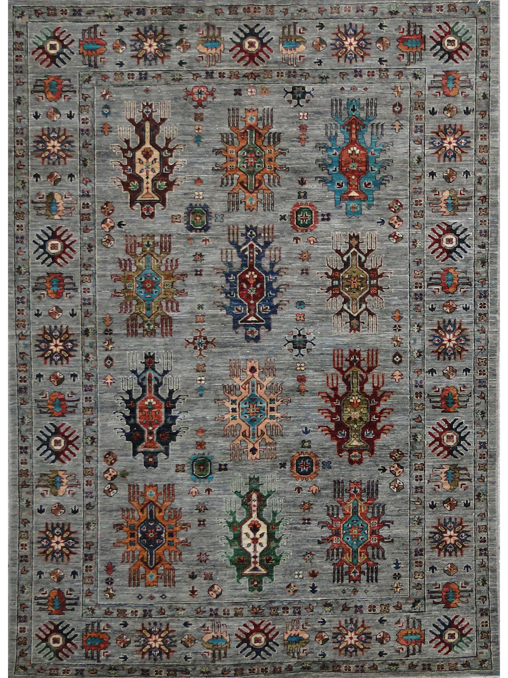 Kazak Ghazni ca. 172 x 238 cm, Unikat / Einzelstück