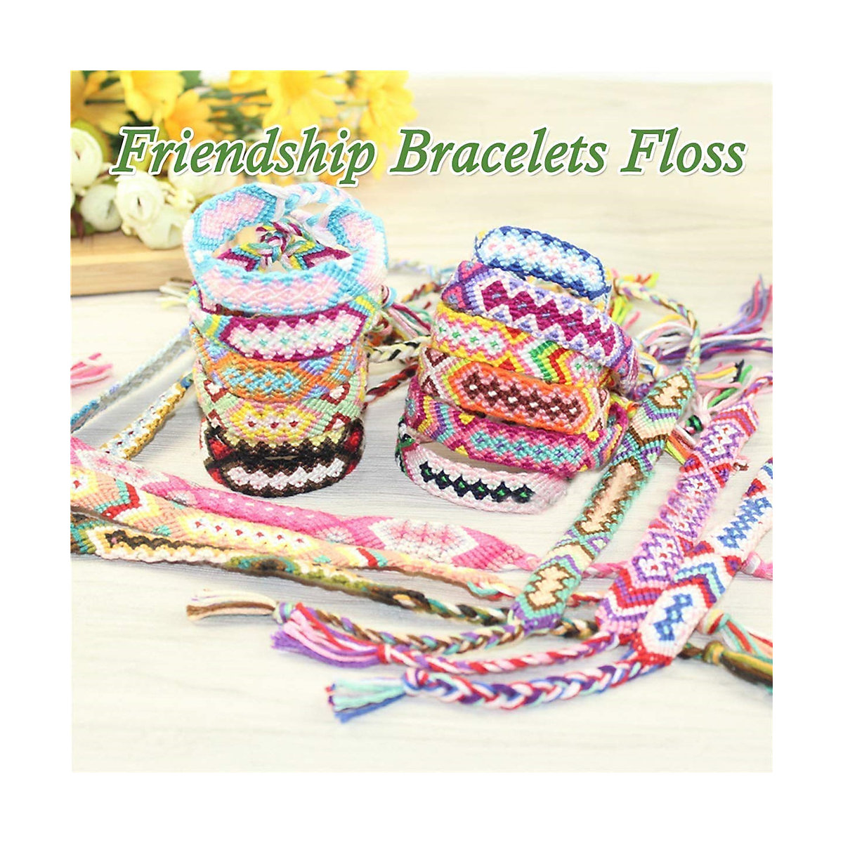 Freundschaftsbändchen Bastelset Armbänder DIY für Kinder