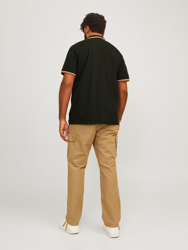 JACK & JONES PLUS Poloshirt in Kombu Green günstig kaufen