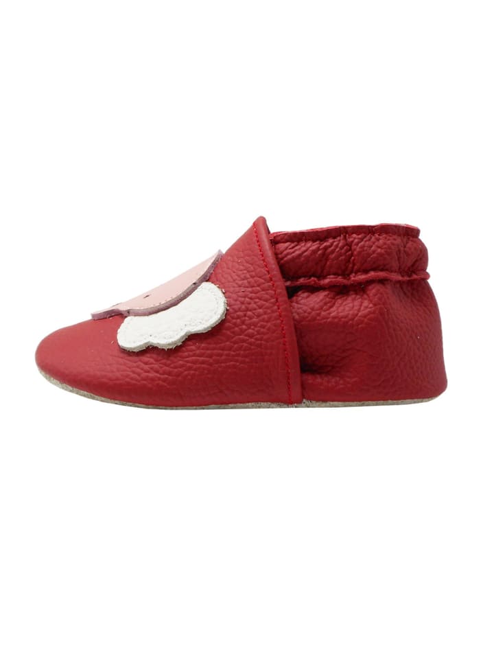 Yalion Leder-Krabbelschuhe 