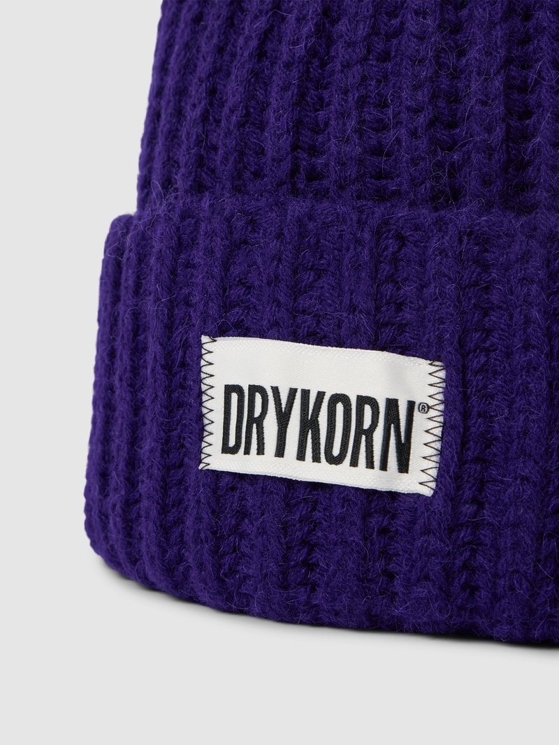 Mütze mit Label-Detail Modell 'EANI' in purple