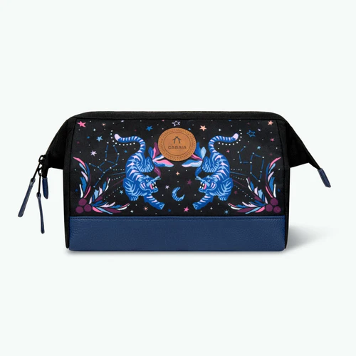 Venus black toiletry bag