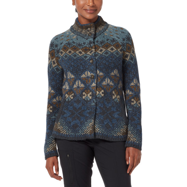 MYSTIC CANYON CARDI II Damen - Wolljacke