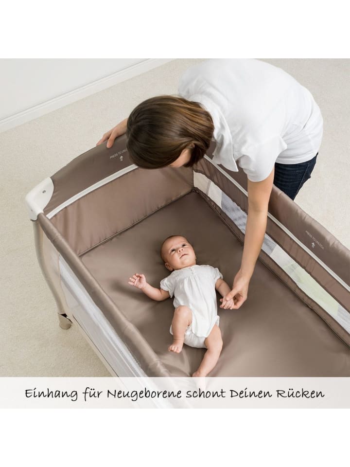 Hauck Reisebett Babycenter - Zoo in beige,braun,motiv günstig kaufen onesize