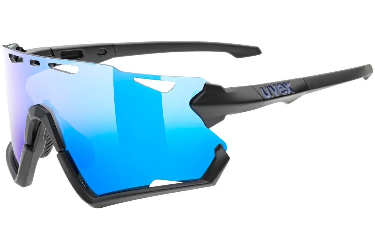 Uvex Sportstyle 228 Black Matt / Mirror Blue