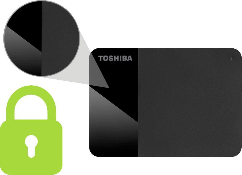 Toshiba Canvio Ready externe HDD-Festplatte (1 TB) 2,5