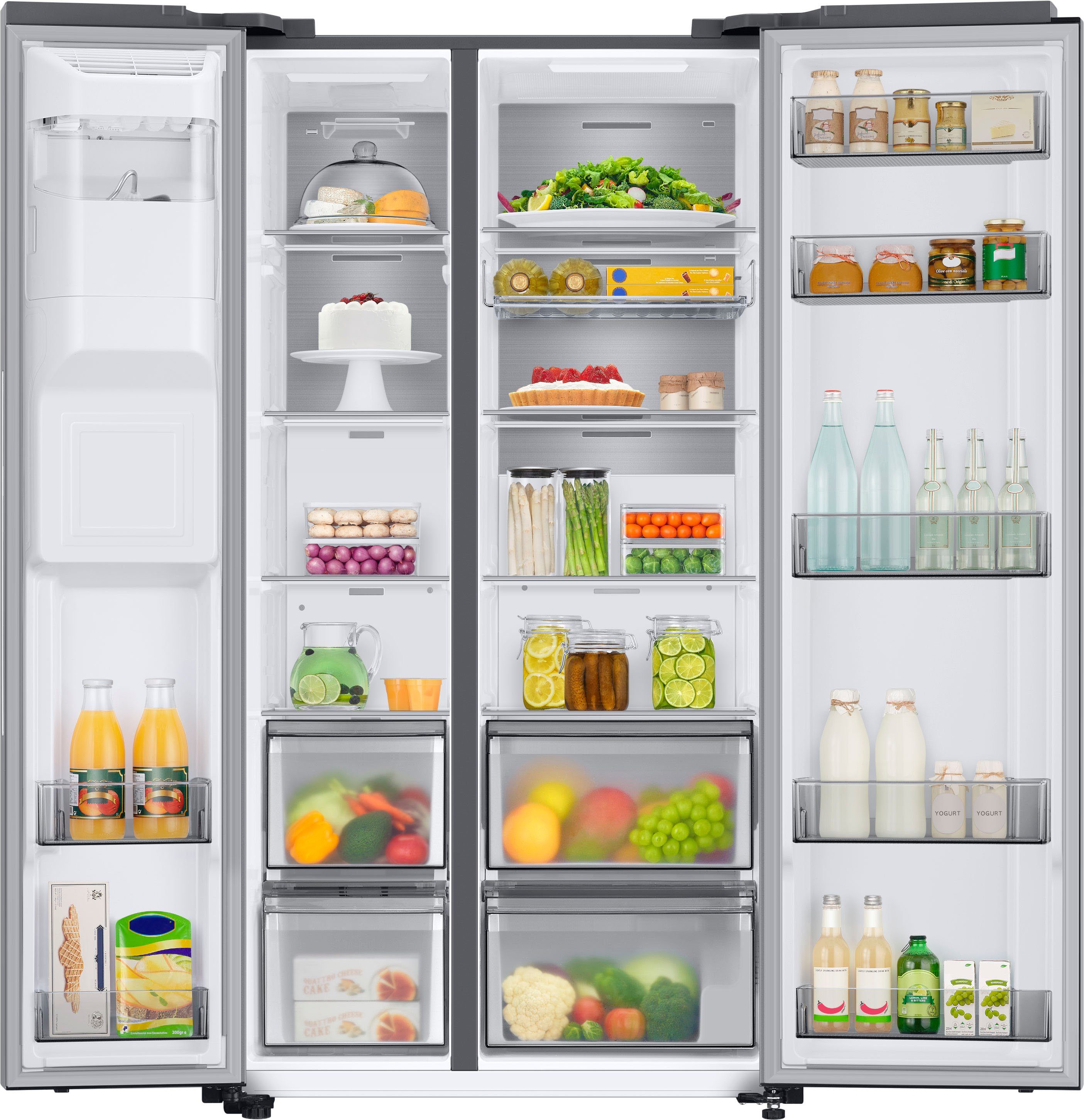 Samsung Side-by-Side RS6GA884CSL, 178 cm hoch, 91,2 cm breit