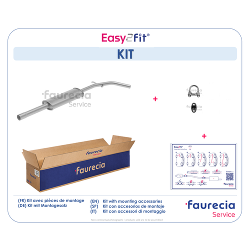 FAURECIA MITTELSCHALLDAEMPFER FS16020 - ATU