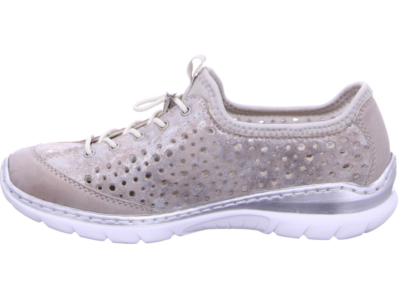 RIEKER Klassische Slipper silber L32P690 L32