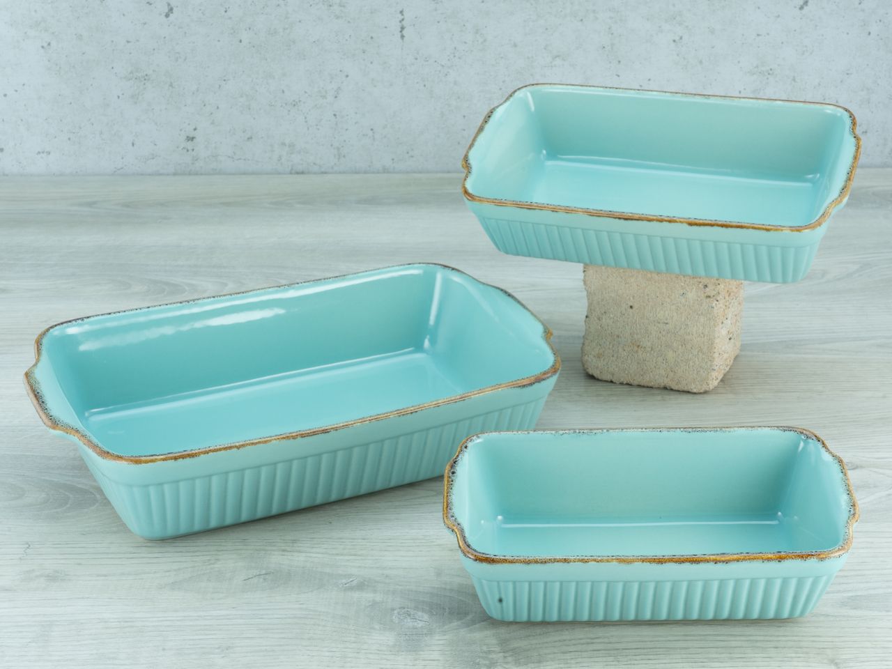 CreaTable Classic Vintage mint Auflaufform recht. 34cm