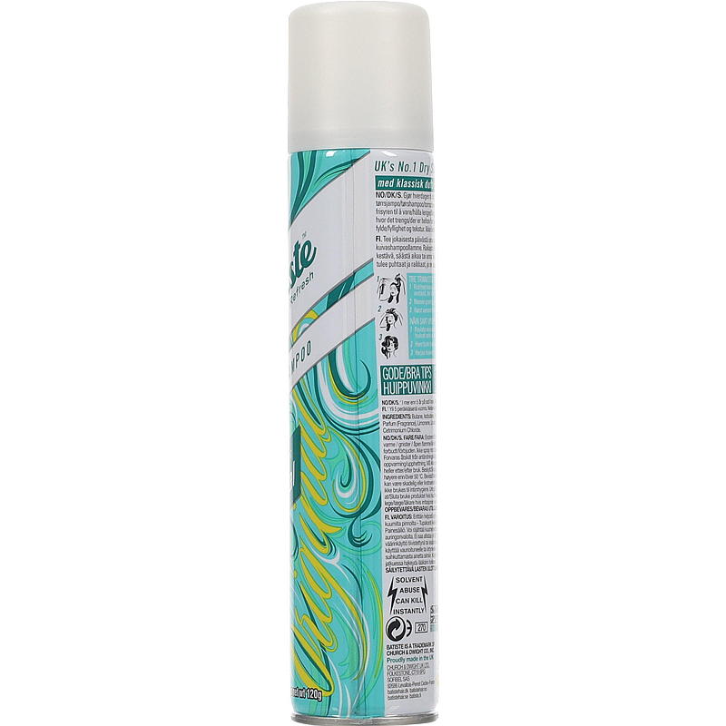 Batiste Tørrshampoo 200 ml Batiste Original