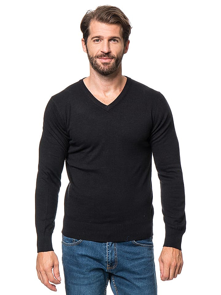 William de Faye Pullover in Schwarz günstig kaufen 50