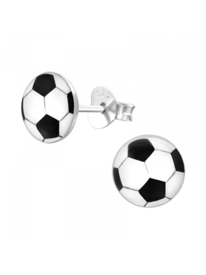 Alexander York Ohrringe, Ohrstecker FUSSBALL in 925 Sterling Silber, 2-tlg. günstig kaufen onesize