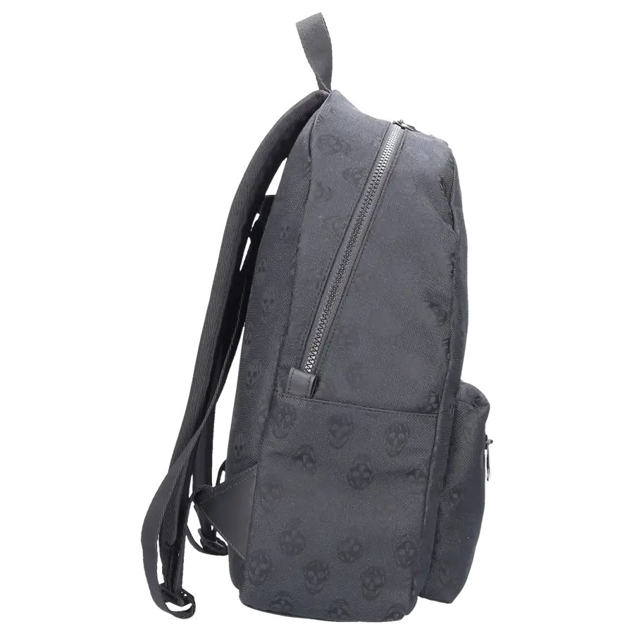 Alexander McQueen - Rucksack METROPOLITAN SKULL-BIKER Nylon - schwarz