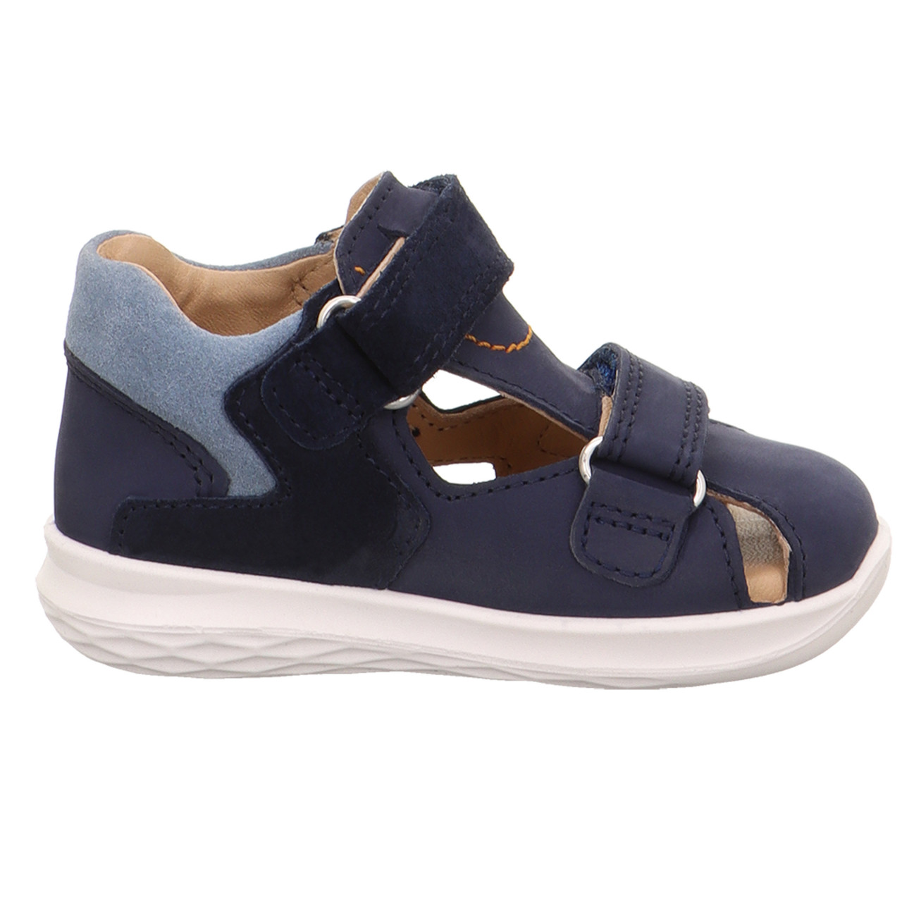 BUMBLEBEE - Blau Sandale mit Klettverschluss