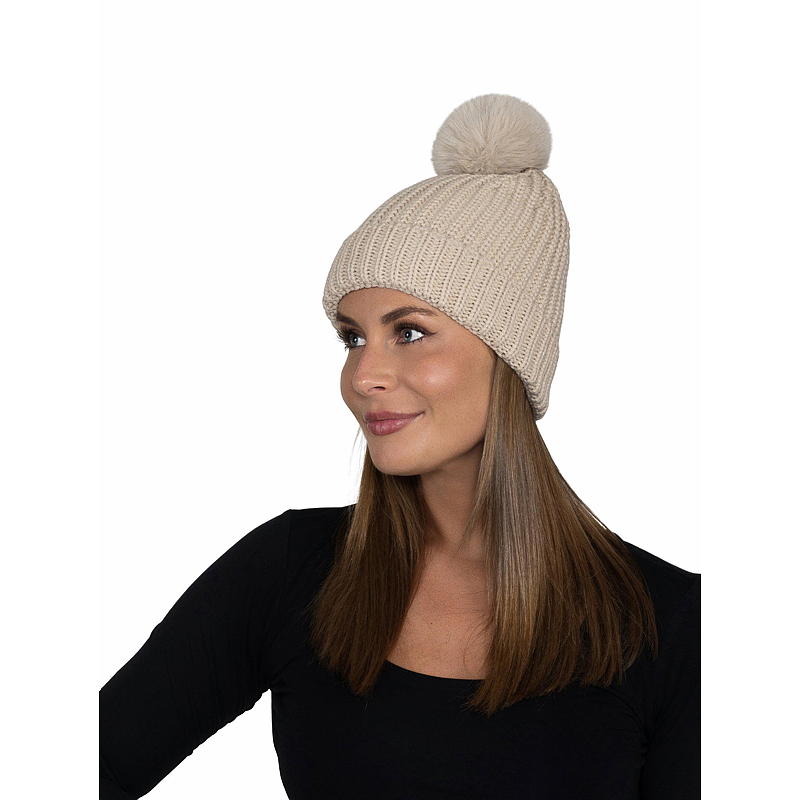 Lue m/teddyfor beige