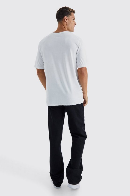 Tall T-Shirt mit Original Man Print