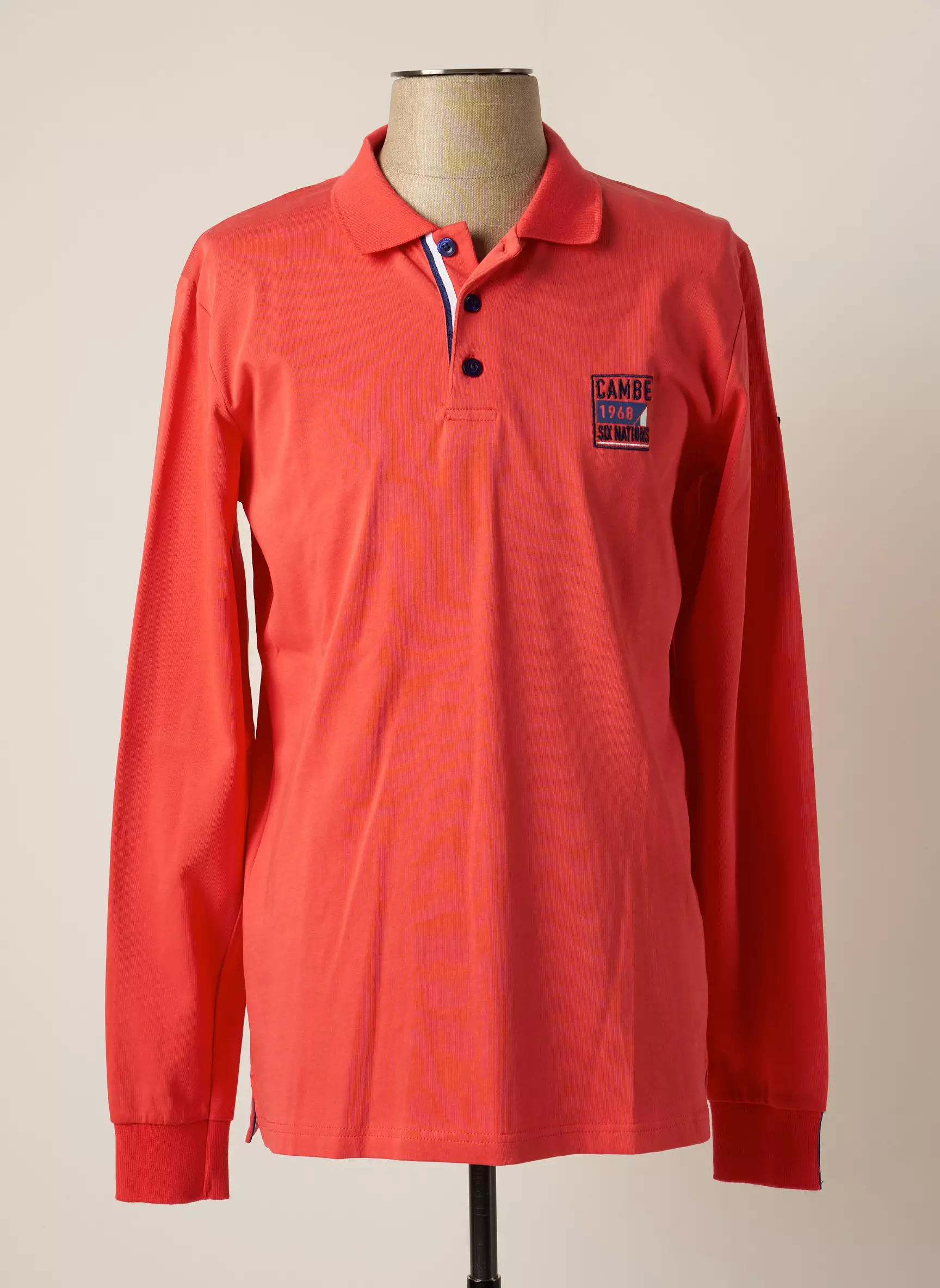 Camberabero Polos Homme couleur orange