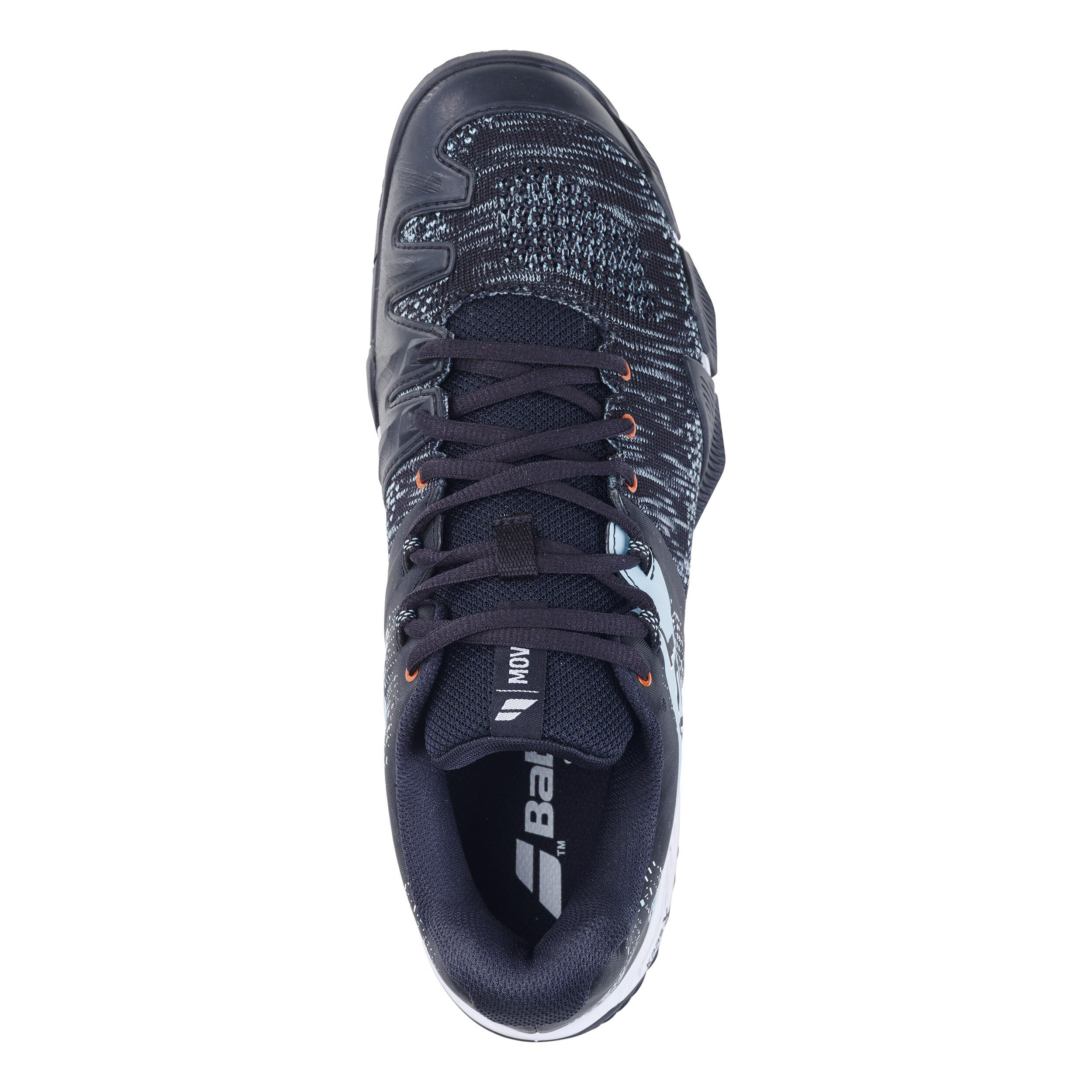 Movea PADL Padelschuh Herren - Schwarz, Hellblau