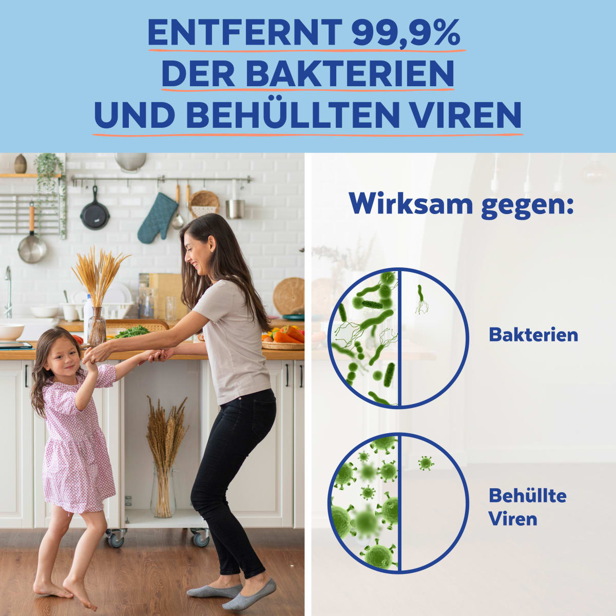 Feuchte Bodentücher spritzige Zitrone, 15 St