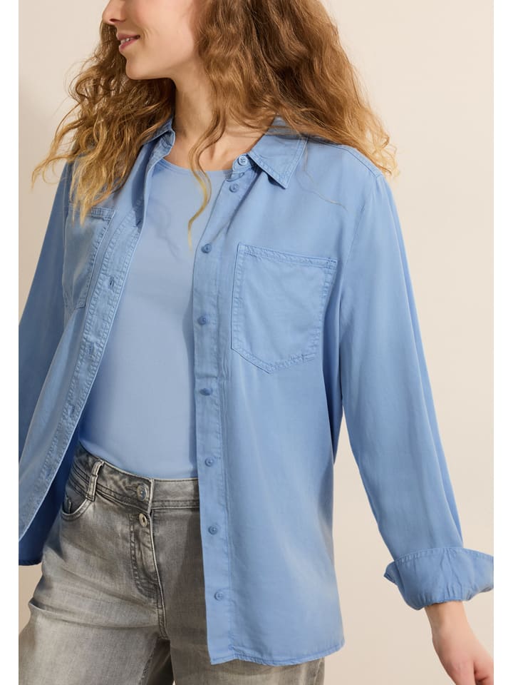 Cecil Bluse in Hellblau günstig kaufen