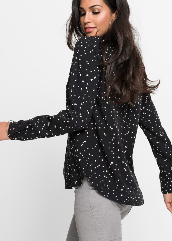 Bluse mit Pünktchen
