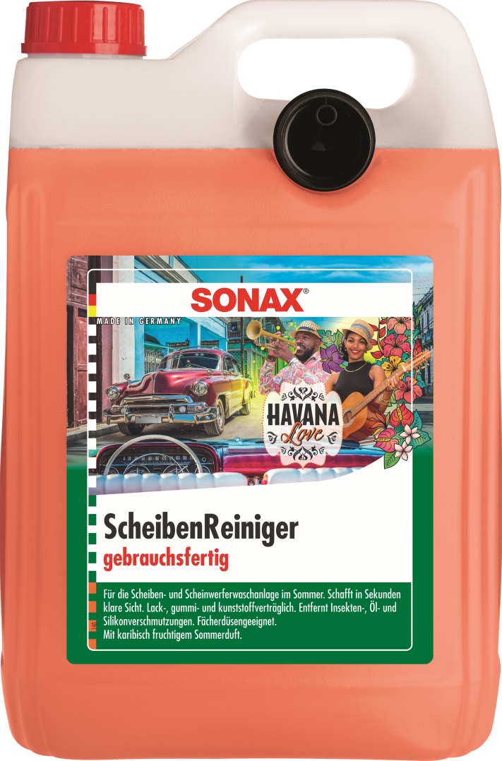 SONAX Scheibenreiniger, gebrauchsfertig, Havana Love,  5 Liter - ATU