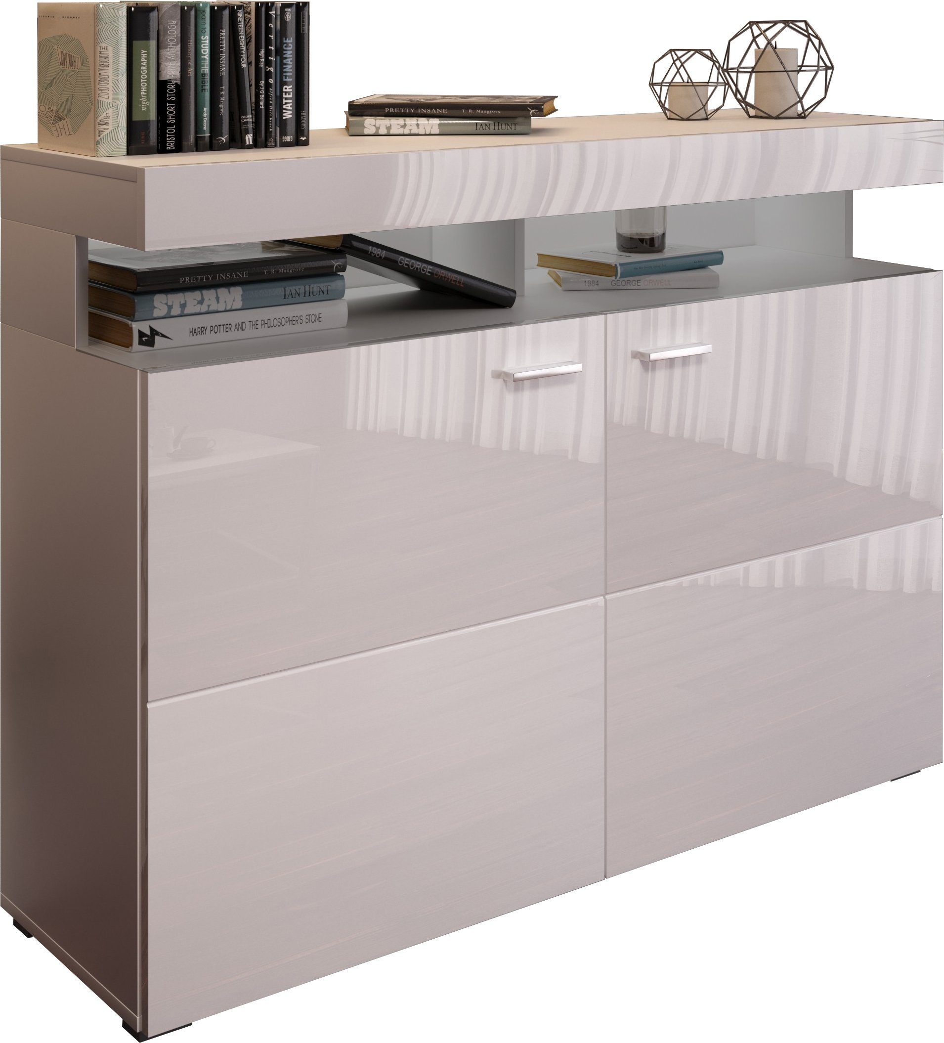 Domando Sideboard Sideboard Mondello M1, Breite 120cm, Hochglanz