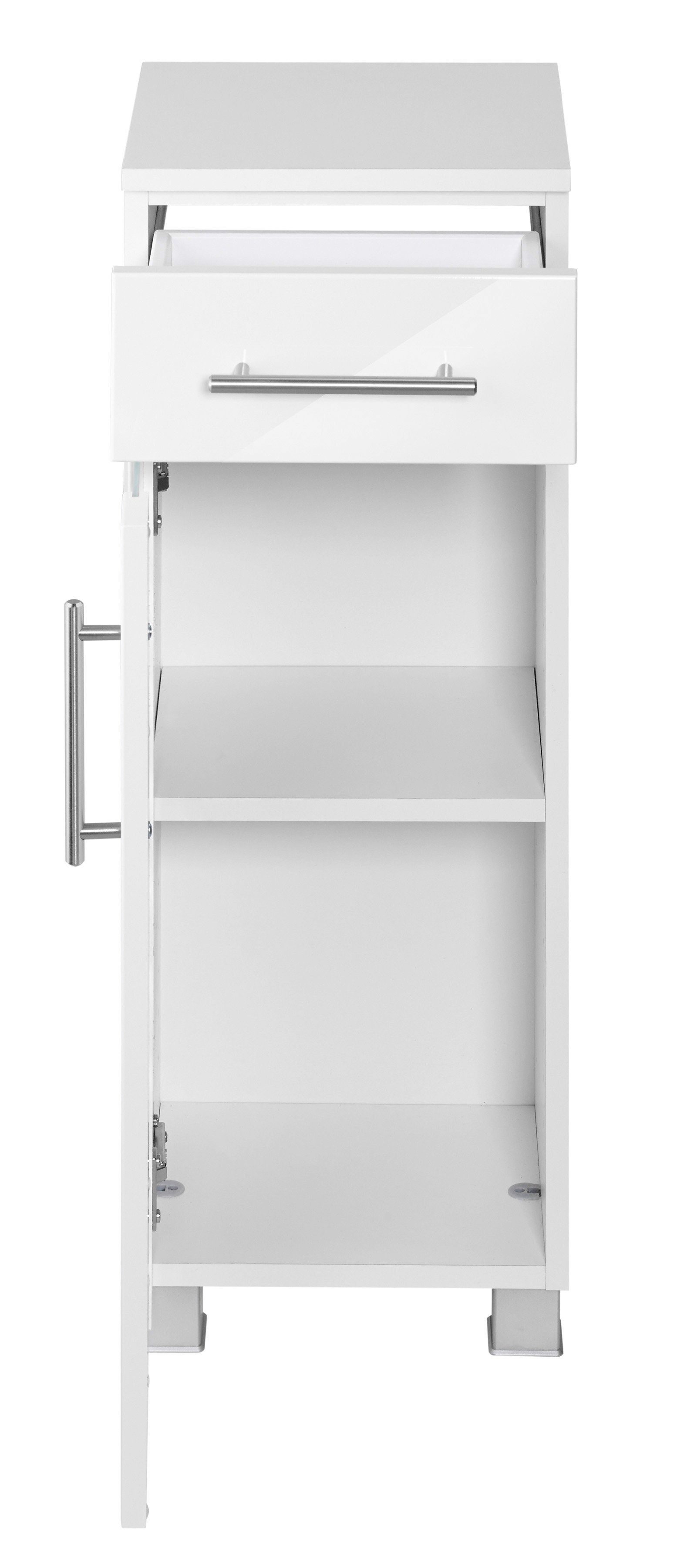 HELD MÖBEL Badmöbel-Set Jaca, (4-St), Badmöbel-Set mit hochglanz Fronten