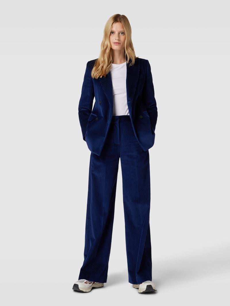 Blazer in Cord-Optik Modell 'KATANGA' in blau