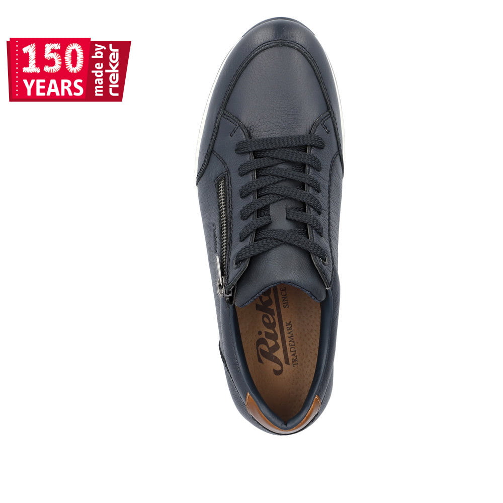 Rieker Herren Sneaker Low stahlblau