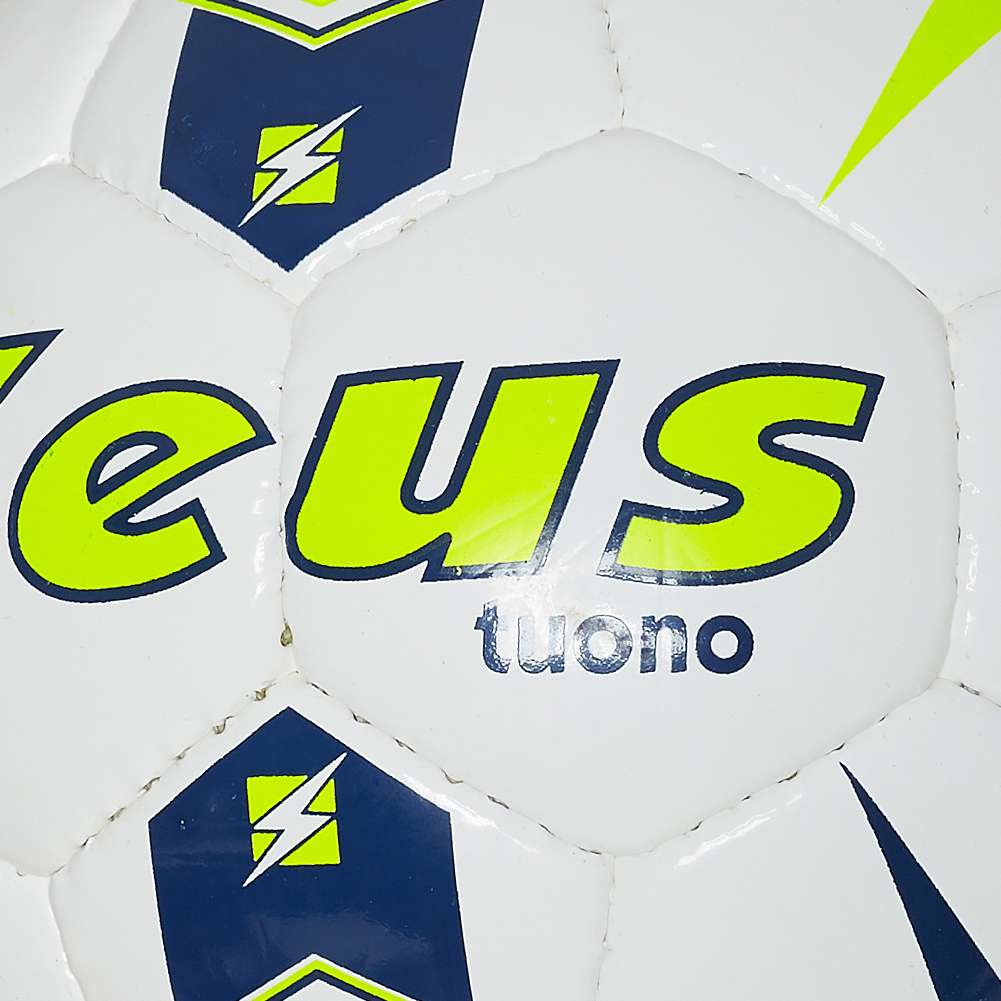 Zeus Pallone Tuono Fußball weiß gelb