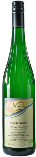 2022 Lorchhäuser Seligmacher Riesling Kabinett halbtrocken Bio - Weingut Nies