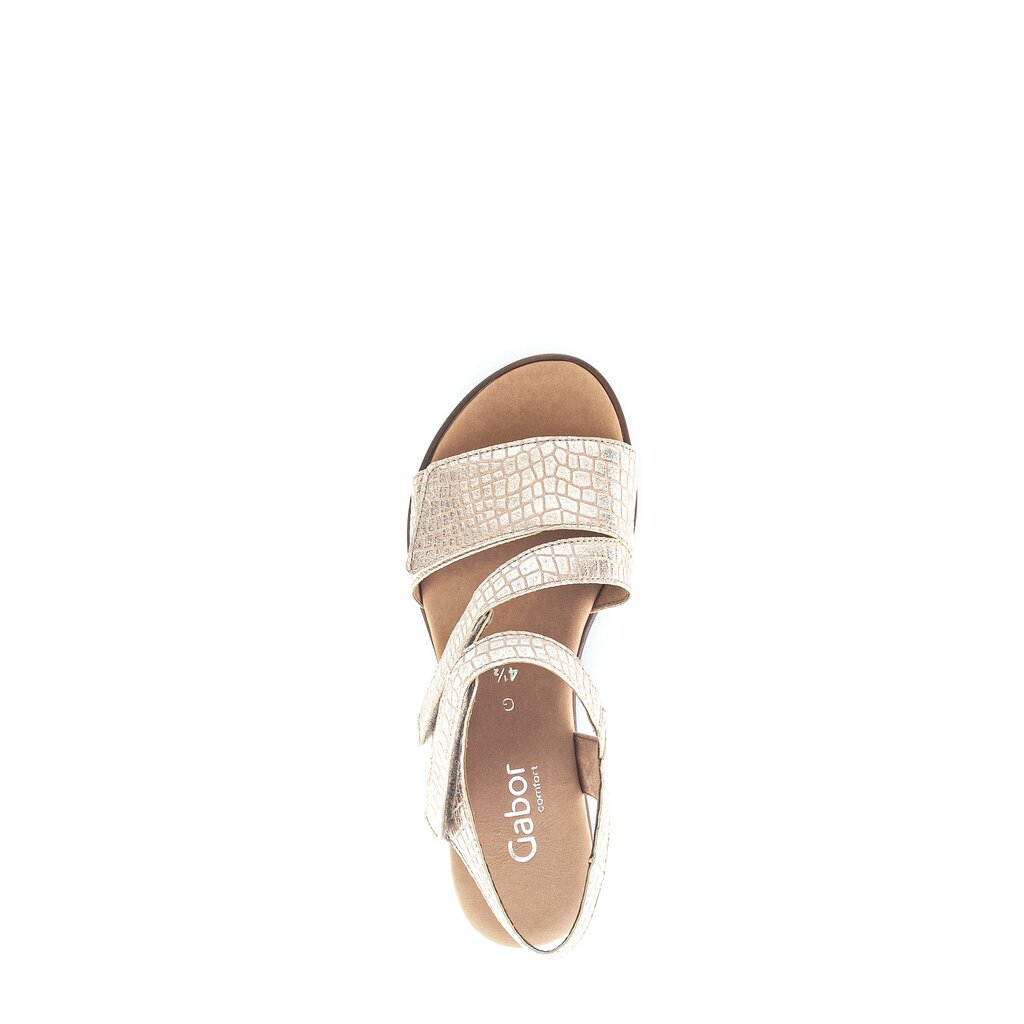 Gabor comfort Keilsandalette gold