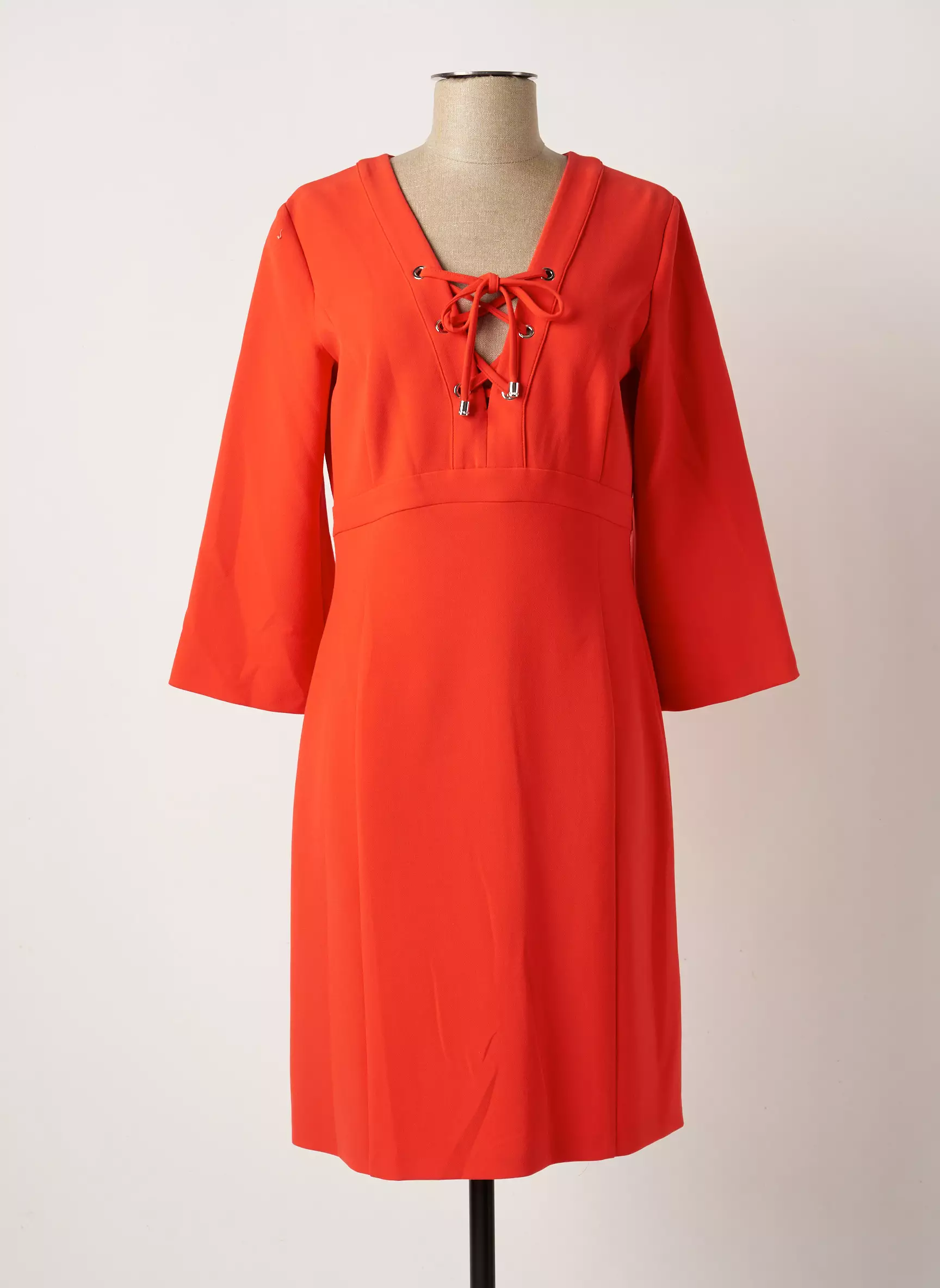 Caroline Biss Robes Mi Longues Femme couleur orange