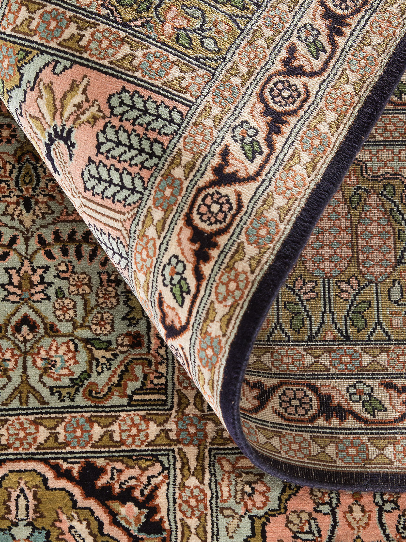 Kaschmir Seide 18/18 ca. 249 x 339 cm, Unikat / Einzelstück