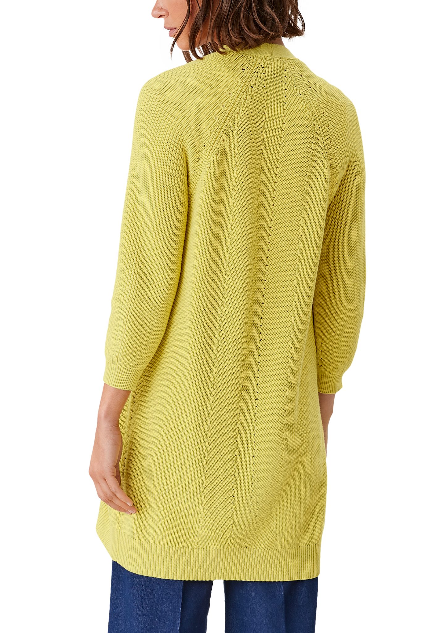 s.Oliver Strickjacke Cardigan mit Ajourmuster