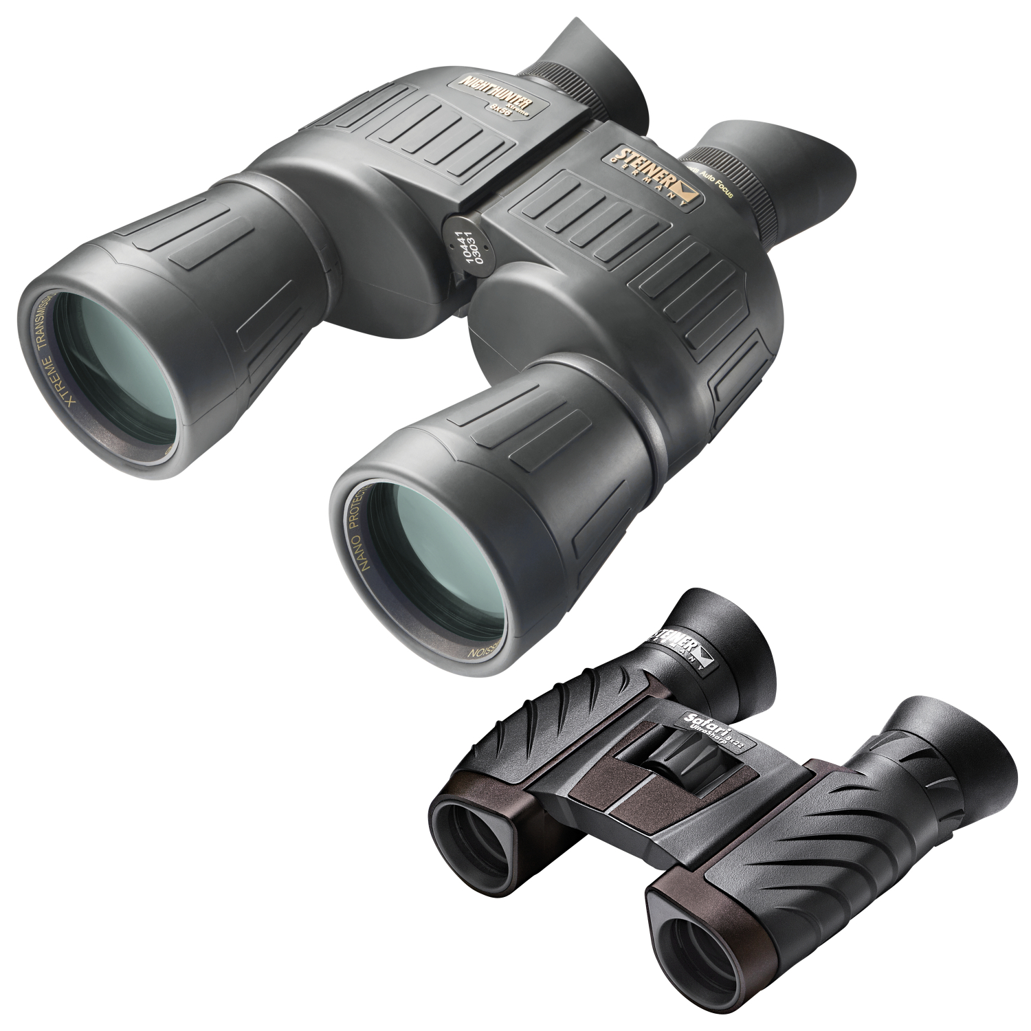 Steiner Unisex Als Set Safari UltraSharp 8x22 + Nighthunter Xtreme 8x56
