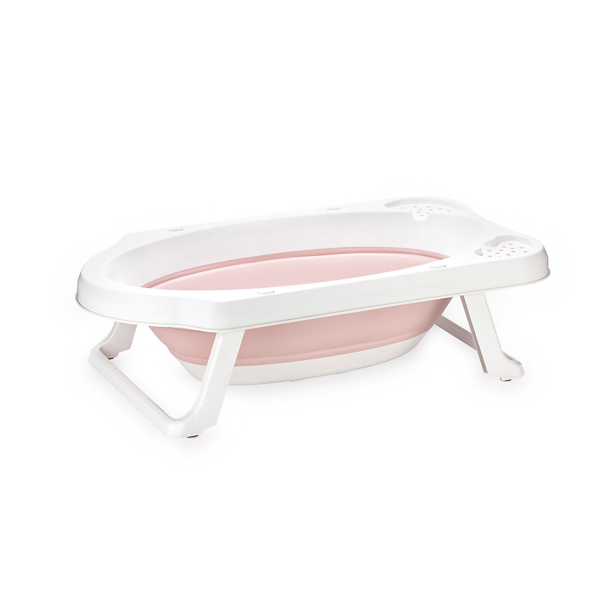 Babybadewanne faltbar 82 cm mit Ablagefächer klappbar Wasserablauf Babybadewannen