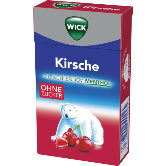 Wick Kirsche mit kühlendem Menthol ohne Zucker 46G