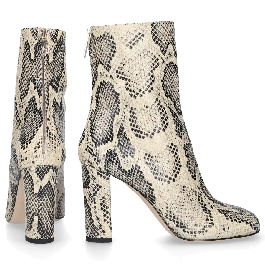 Paris Texas - Klassische Stiefeletten SQUARED BOOTIE 95 Kalbsleder - beige
