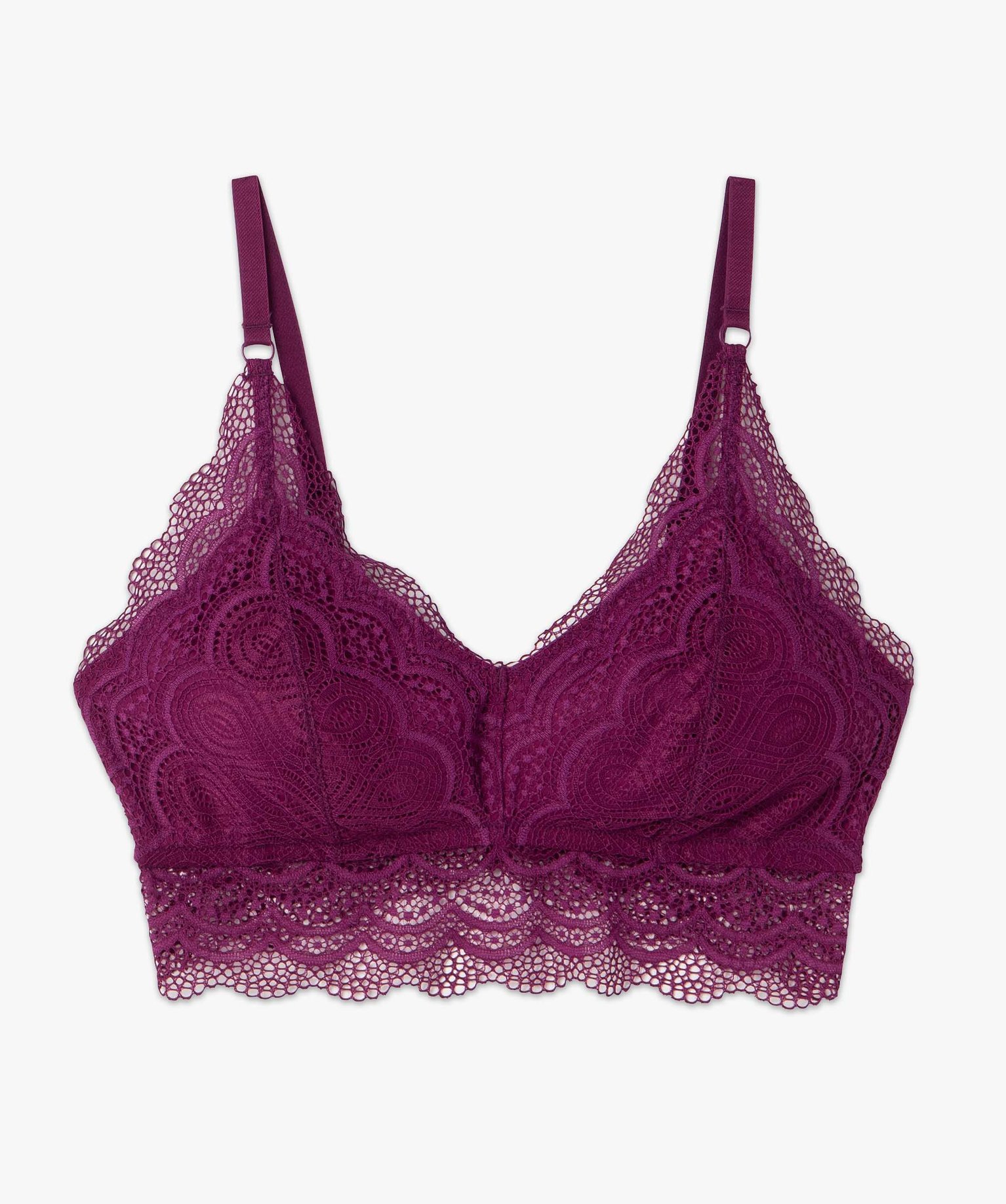Soutien-gorge post-opératoire en dentelle violet | GEMO