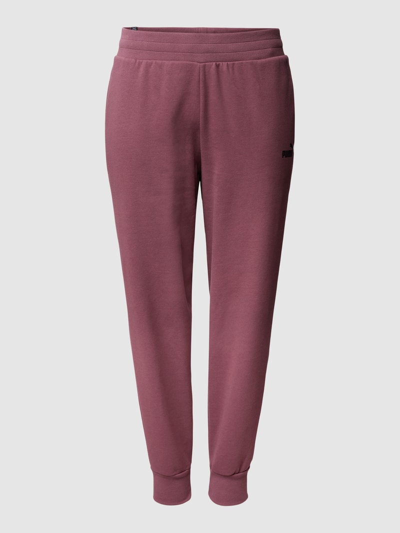 PLUS SIZE Sweatpants mit Label-Print in altrosa