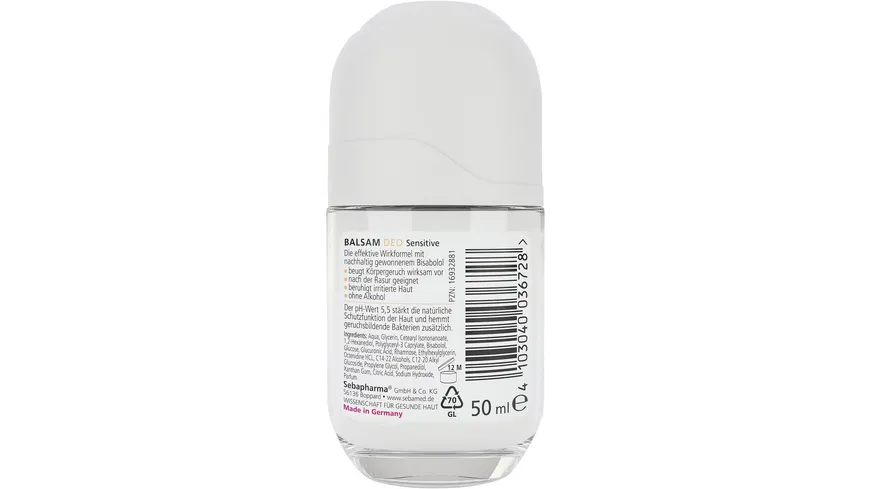 Sebamed Deo Roll on Balsam Sensitive 50 ml