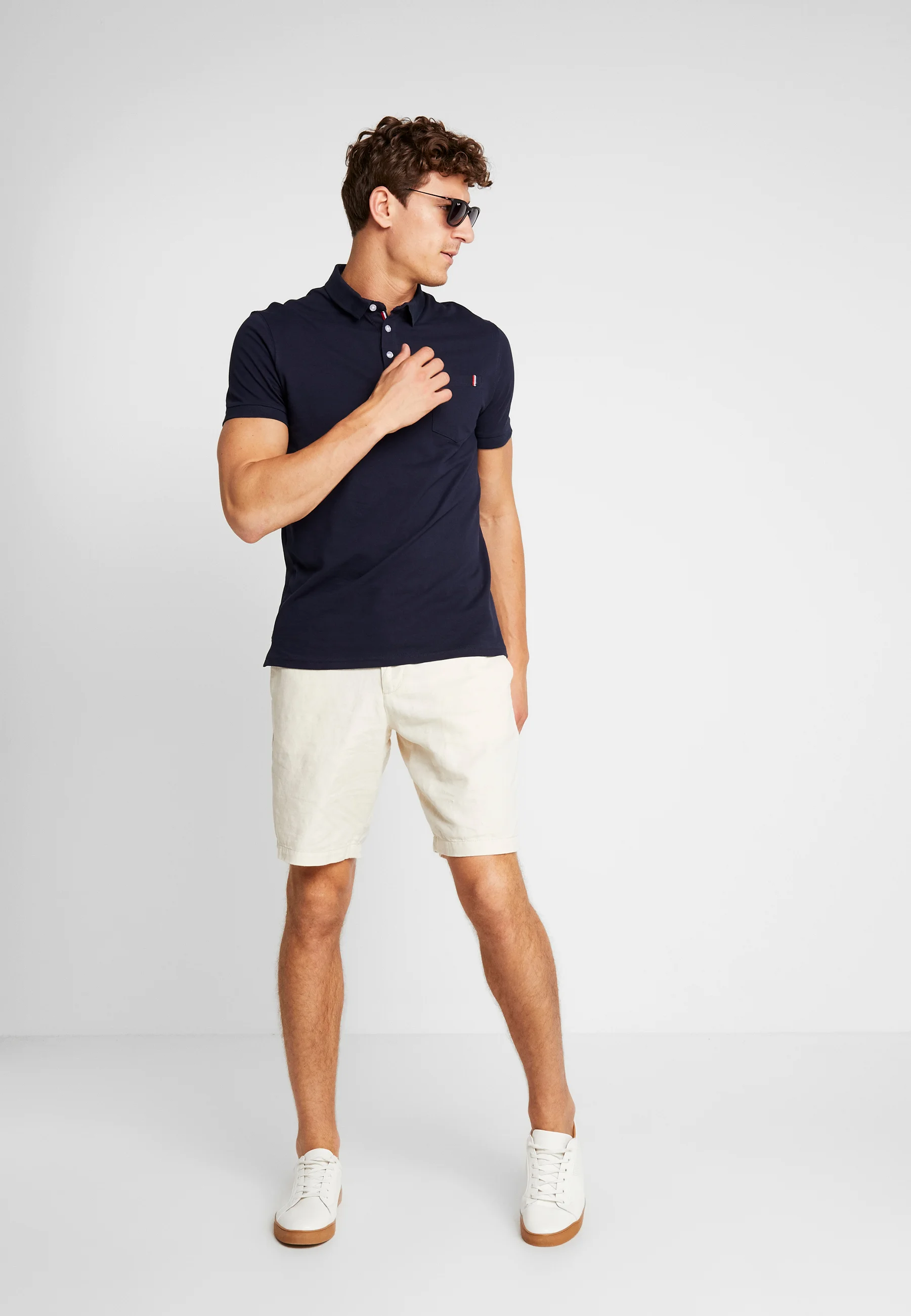 Pier One TRICOLOR TRIM- Polo